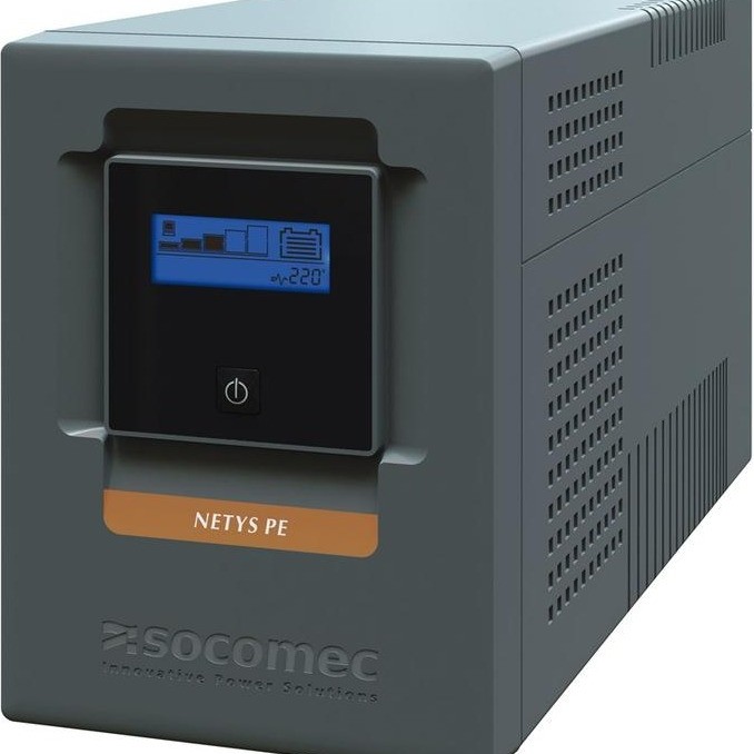 UPS SOCOMEC Line Int. cu management, tower, 1500VA/ 900W,AVR,6xIEC,LCD,2x 24V/9Ah,Backup 55 min,incarcare 8h,conector USB,combo RJ45,fan,