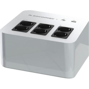 UPS SOCOMEC Line Int. mgmt,brick,800VA/ 480W,AVR,6xsocket Shucko,indicatie LED,1x12V/9A,Backup 20 min,incarcare 8h,conector USB,USB charger,