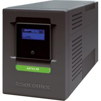 UPS SOCOMEC Line Int. cu Sinusoida Pura, tower, 1500VA/ 1050W,AVR,6xIEC,LCD,2x 24V/9Ah,Backup 55 min,incarcare 8h,conector USB,combo RJ45,