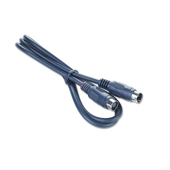 CABLU video GEMBIRD, adaptor S-Video (T) la S-Video (M), 1.8m, negru, 