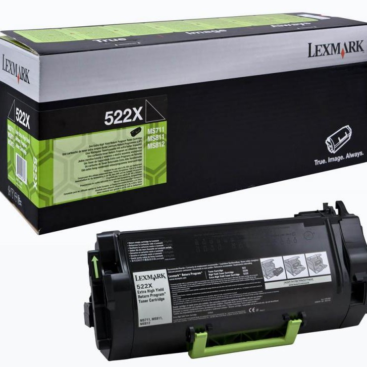 Toner Original Lexmark Black, 52D2X0E, pentru MS811|MS812, 45K, (timbru verde 1.2 lei) , 