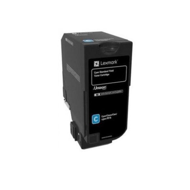 Toner Original Lexmark Cyan, 74C20CE, pentru CS720|CS725|CX725, 3K, (timbru verde 1.2 lei) , 