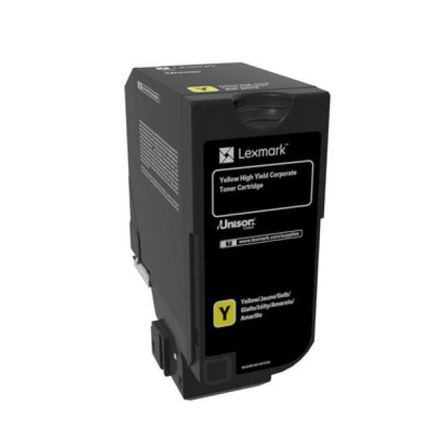 Toner Original Lexmark Yellow, 84C2HYE, pentru CX725, 16K, (timbru verde 1.2 lei) , 