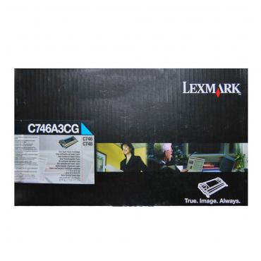 Toner Original Lexmark Cyan, C746A3CG, pentru C746|C748, 7K, (timbru verde 1.2 lei) , 