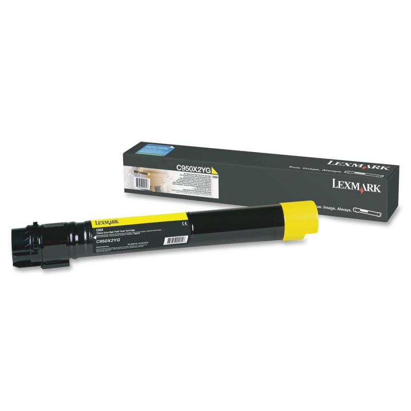 Toner Original Lexmark Yellow, C950X2YG, pentru C950, 22K, (timbru verde 1.2 lei) , 