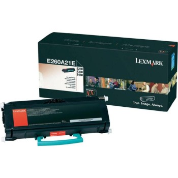 Toner Original Lexmark Black, E260A31E, pentru E260|E360|E460|E462, 3K, (timbru verde 1.2 lei) , 