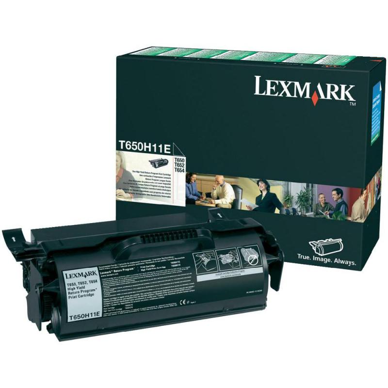 Toner Original Lexmark Black, T650H11E, pentru T650|T652|T654|T656, 25K, (timbru verde 1.2 lei) , 