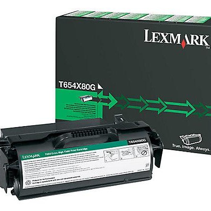 Toner Original Lexmark Black, T654X80G, pentru T654|T656, 36K, (timbru verde 1.2 lei) , 