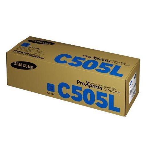 Toner Original Samsung Cyan, C505L, pentru SL-C2620DW| C2670FW|, 3.5K, (timbru verde 1.2 lei) , 