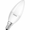 BEC LED Osram, soclu E14, putere 5.5W, forma lumanare, lumina alb rece, alimentare 220 - 240 V, 