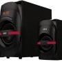 BOXE PC AKAI, 5.1, RMS 5 x 12 W, Bluetooth, cu fir, telecomanda wireless, conector Bluetooth, alimentare 220V, Jack 3.5mm, USB, negru, 
