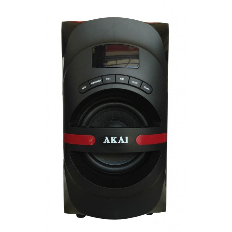BOXE PC AKAI, 5.1, RMS 5 x 12 W, Bluetooth, cu fir, telecomanda wireless, conector Bluetooth, alimentare 220V, Jack 3.5mm, USB, negru, 