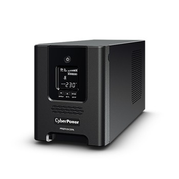 UPS CYBER POWER Line Int. cu sin. pura, cu management, Tower, LCD, 2200VA/1980W, AVR, 9x IEC, baterie 4x 12V/9Ah, incarcare pana la 8h, USB, RS232, slot SNMP, APFC, EPO, hot-swapp, tehn. GreenPower, 