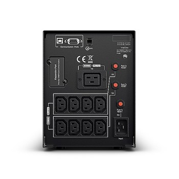 UPS CYBER POWER Line Int. cu sin. pura, cu management, Tower, LCD, 2200VA/1980W, AVR, 9x IEC, baterie 4x 12V/9Ah, incarcare pana la 8h, USB, RS232, slot SNMP, APFC, EPO, hot-swapp, tehn. GreenPower, 