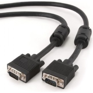 CABLU video GEMBIRD, VGA (T) la VGA (T), 5m, premium, dublu ecranat, negru, 