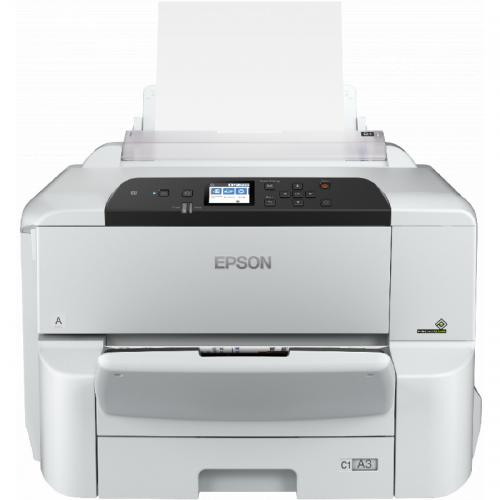Imprimanta Inkjet  Epson,WF-C8190DW, A3, Functii: Impr.,Viteza de Printare Monocrom:24ppm,Viteza de printare color:24ppm,Conectiv:USB|Ret|WiFi, Duplex:Da,ADF:Nu , (, (timbru verde 8 lei),