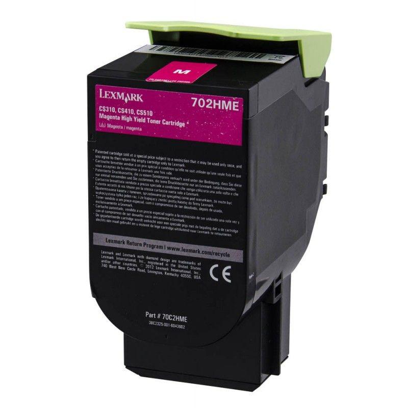 Toner Original Lexmark Magenta, 70C2HME, pentru CS310|CS410, 3K, (timbru verde 1.2 lei) , 