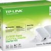 KIT ADAPTOR POWERLINE TP-LINK tehnologie AV,  AV600, pana la 600Mbps, 1 port 10/100Mbps, 2 buc. 