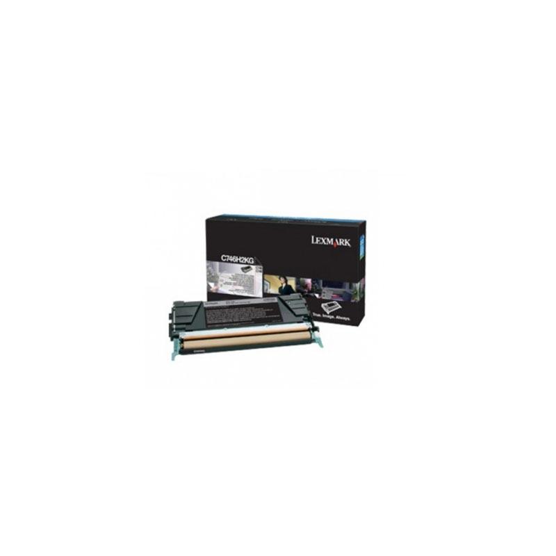Toner Original Lexmark Black, C746H3KG, pentru C746|C748, 12K, (timbru verde 1.2 lei) , 
