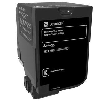 Toner Original Lexmark Black, 74C2HK0, pentru CS720|CS725|CX725, 20K, (timbru verde 1.2 lei) , 