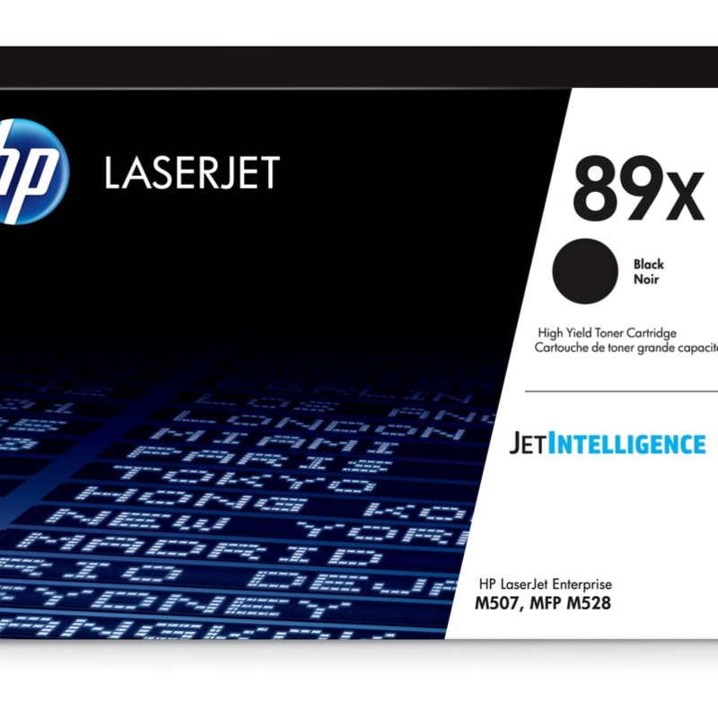 Toner Original HP Black, nr.89X, pentru LaserJet MFP M507|M528, 10K, (timbru verde 1.2 lei) , 