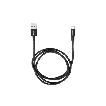 CABLU alimentare si date VERBATIM, pt. smartphone, USB 2.0 (T) la Micro-USB 2.0 (T), 1m, premium, cablu metalic, negru, 