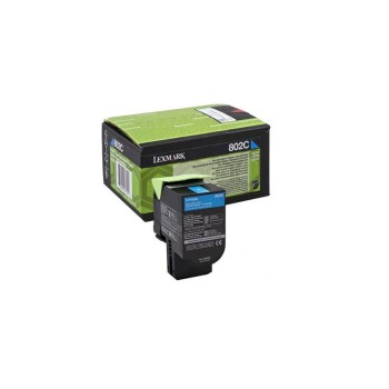 Toner Original Lexmark Cyan, 80C20CE, pentru CX310|CX410|CX510, 1K, (timbru verde 1.2 lei) , 