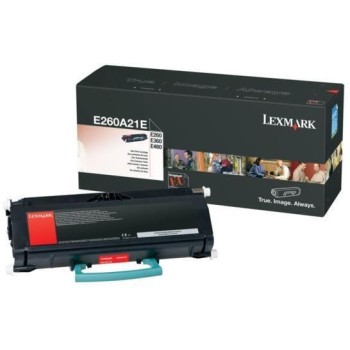 Toner Original Lexmark Black, E260A21E, pentru E260|E360|E460|E462, 3.5K, (timbru verde 1.2 lei) , 