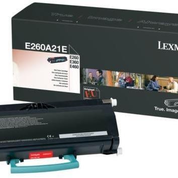 Toner Original Lexmark Black, E260A21E, pentru E260|E360|E460|E462, 3.5K, (timbru verde 1.2 lei) , 