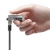 CABLU securitate KENSINGTON pt. notebook slot Wedge,cifru cu patru discuri,conectare directa,1.8m,cablu otel carbon,permite pivotare si rotire cablu, 