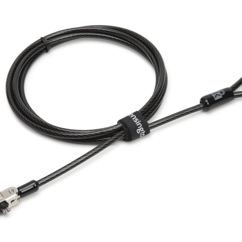 CABLU securitate KENSINGTON pt. notebook slot Wedge,cifru cu patru discuri,conectare directa,1.8m,cablu otel carbon,permite pivotare si rotire cablu, 