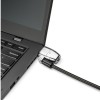 CABLU securitate KENSINGTON pt. notebook 3-in-1 slot standard/Nano/Wedge,cheie standard,one-click,1.8m,cab otel carbon,permite pivotare/rotire, 