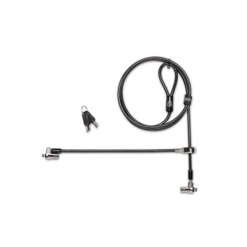 CABLU securitate KENSINGTON pt. notebook slot standard,cheie standard, conectare directa, 2.5m,cablu otel carbon, pivotare si rotire,blocare dubla, 
