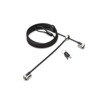 CABLU securitate KENSINGTON pt. notebook slot standard,cheie standard, conectare directa, 2.5m,cablu otel carbon, pivotare si rotire,blocare dubla, 