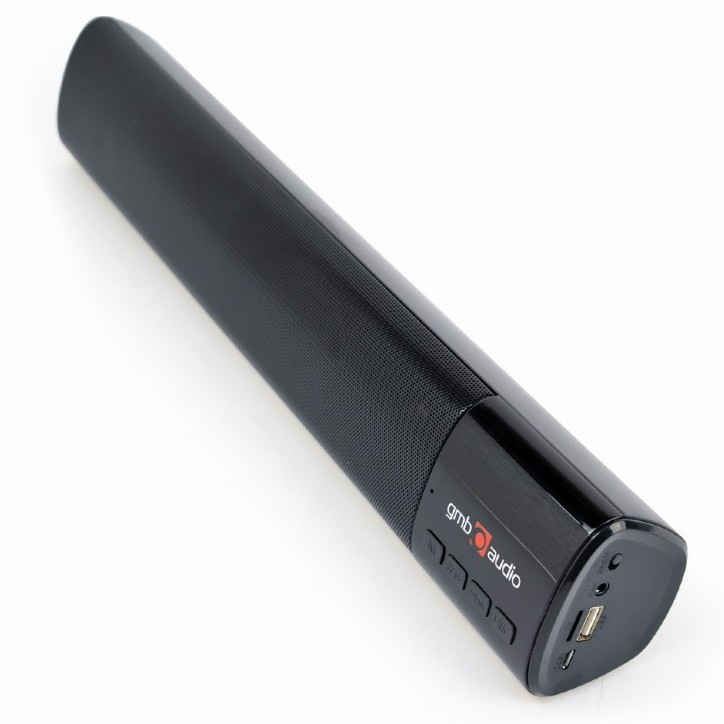 BOXE GEMBIRD portabile bluetooth, tip soundbar, RMS: 10W (2 x 5W), baterie 1200mAh, black, 