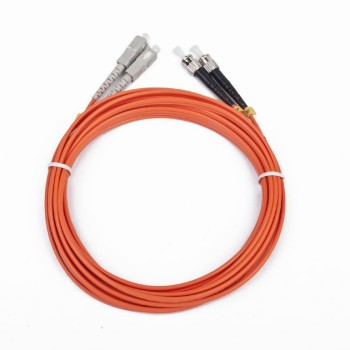 CABLU FIBRA OPTICA duplex multimode,  1m, conectori ST-SC, bulk, Gembird 