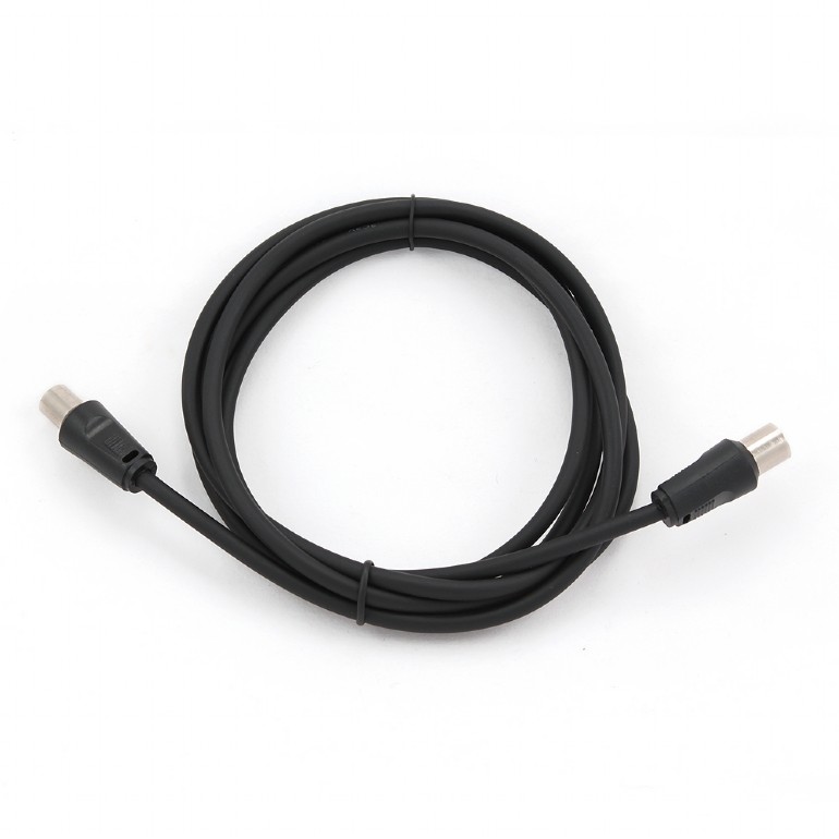 PATCH CORD  COAXIAL GEMBIRD, RG59,  1.8m, male to female, negru 