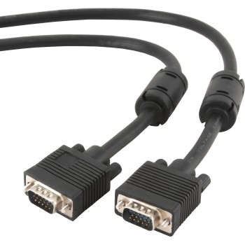 CABLU video GEMBIRD, VGA (T) la VGA (T), 20m, premium, dublu ecranat, negru, 