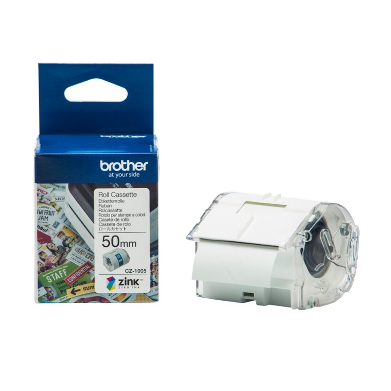 Banda Continua Hartie  Original Brother Color, CZ1005, pentru VC-500W, 50mm x 5m, incl.TV 0 RON, 