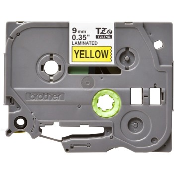 Banda Laminata Original Brother Black on Yellow, TZE621, pentru H105WB|P-TOUCH PT-E110VP|D400|D450|D600VP|E300VP|E550WVP|H110|H500|P700|P750W|PT-D210|PT-D210VP, 9mm x 8m, incl.TV 0 RON, 