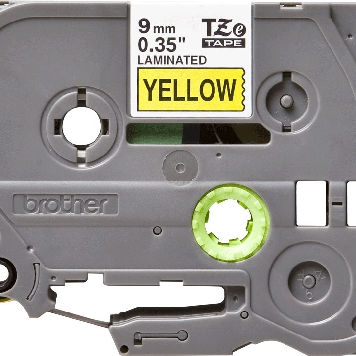 Banda Laminata Original Brother Black on Yellow, TZE621, pentru H105WB|P-TOUCH PT-E110VP|D400|D450|D600VP|E300VP|E550WVP|H110|H500|P700|P750W|PT-D210|PT-D210VP, 9mm x 8m, incl.TV 0 RON, 