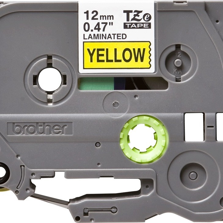 Banda Laminata Original Brother Black on Yellow, TZE631, pentru H105WB|P-TOUCH PT-E110VP|D400|D450|D600VP|E300VP|H110, 12mm x 8m, incl.TV 0 RON, 