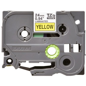 Banda Laminata Original Brother Black on Yellow, TZE651, pentru P-Touch D450|D600VP|E550WVP|P700|P750W, 24mm x 8m, incl.TV 0 RON, 