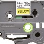 Banda Laminata Original Brother Black on Yellow, TZE651, pentru P-Touch D450|D600VP|E550WVP|P700|P750W, 24mm x 8m, incl.TV 0 RON, 