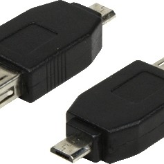 ADAPTOR LOGILINK, pt. smartphone, Micro-USB 2.0 (T) la USB 2.0 (M), negru, 