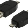 ADAPTOR LOGILINK, pt. smartphone, Micro-USB 2.0 (T) la USB 2.0 (M), negru, 