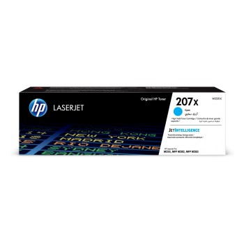 Toner Original HP Cyan, nr.207X, pentru Color LaserJet Pro M255|M282|M283, 2.45K, (timbru verde 1.2 lei) , 
