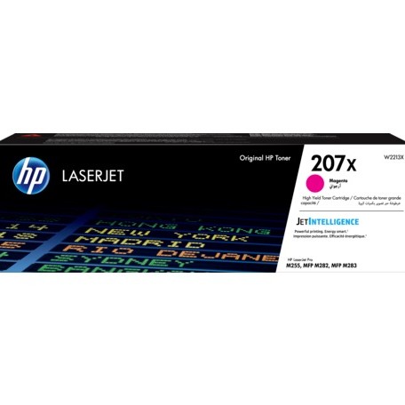 Toner Original HP Magenta, nr.207X, pentru Color LaserJet Pro M255|M282|M283, 2.45K, (timbru verde 1.2 lei) , 