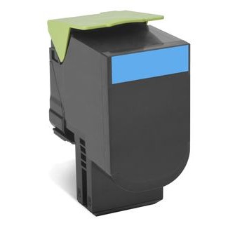 Toner Original Lexmark Cyan, 70C2HCE, pentru CS310|CS410|CS510, 3k, (timbru verde 1.2 lei) , 