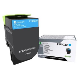 Toner Original Lexmark Cyan, 71B0020, pentru CX317|CS317|CX417|CS417|CS517|CX517, 2.3K, (timbru verde 1.2 lei) , 
